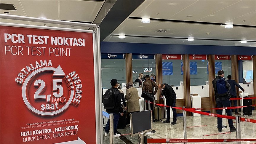 Bazı ülkelerden Türkiye’ye uçakla gelecek yolculardan 15 Mayıs’tan itibaren PCR testi istenmeyecek