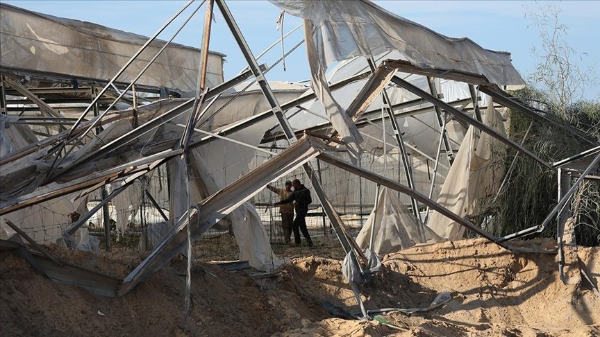 İsrail saldırıları, Gazze’de tarım sektörüne yaklaşık 2 milyon dolar zarar verdi