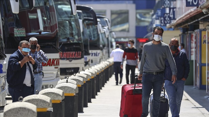 Tam kapanmada, İstanbul’da şehirler arası otobüs seferleri 1250’den 150’ye düştü