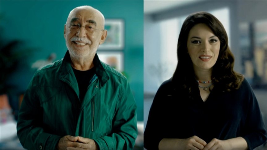 Şener Şen ve Ezgi Mola herkesi Kovid-19’a karşı aşılanmaya çağırdı