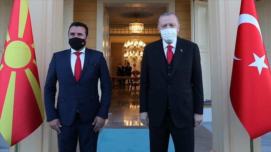 Cumhurbaşkanı Erdoğan, Kuzey Makedonya Başbakanı Zoran Zaev’i kabul etti