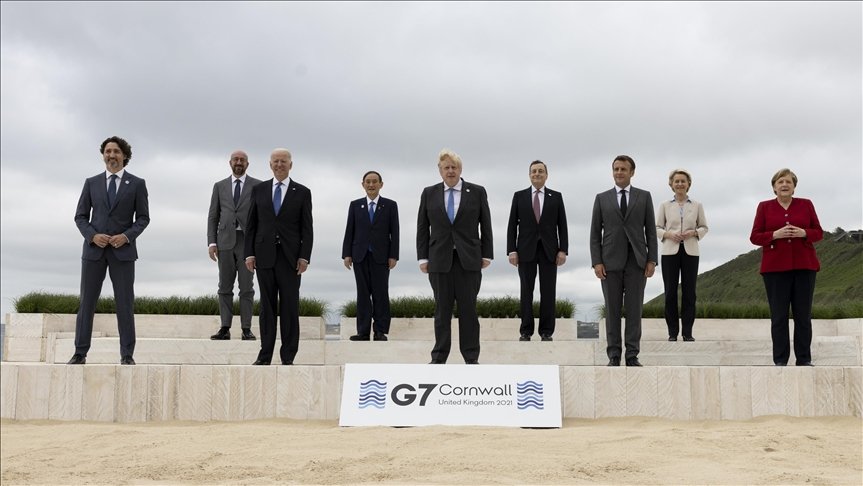 ABD Başkanı Biden, G7 Liderler Zirvesi’nde İngiltere, İtalya ve Japonya başbakanlarıyla görüştü