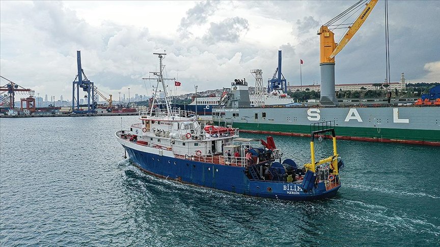 ODTÜ araştırma gemisi ‘Bilim-2’ Marmara Deniz’nde müsilaj takibinde