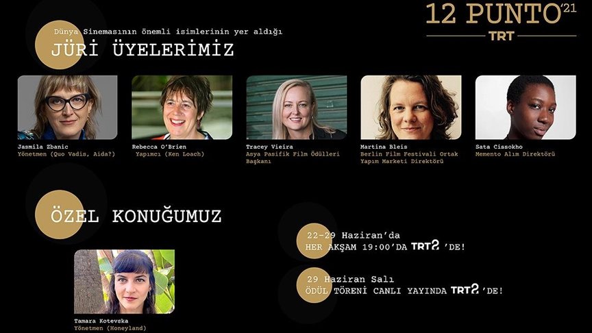 Dünya sinemasının etkili isimleri 12 Punto’da jüri koltuğuna oturacak