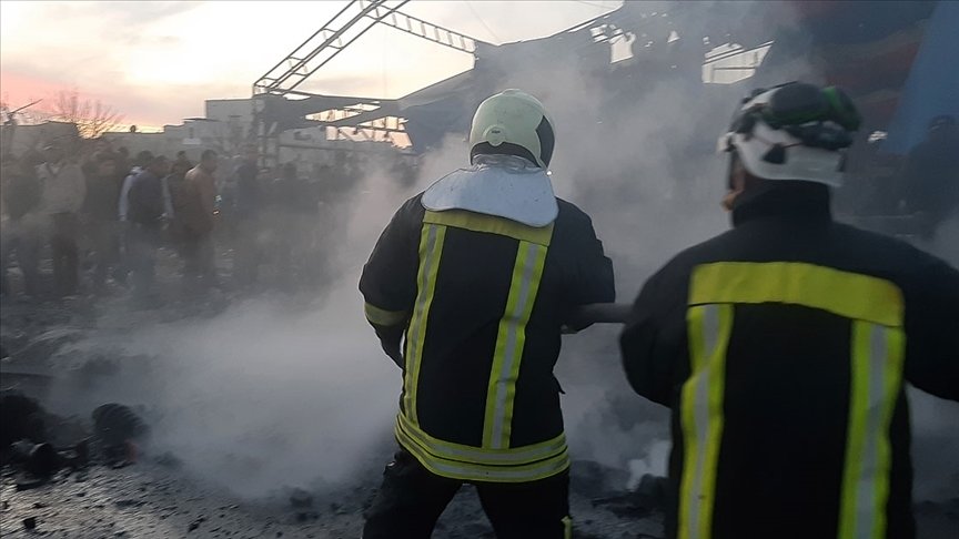 Suriye’nin kuzeyindeki Afrin ilçesinde bombalı terör saldırısında 3 sivil öldü