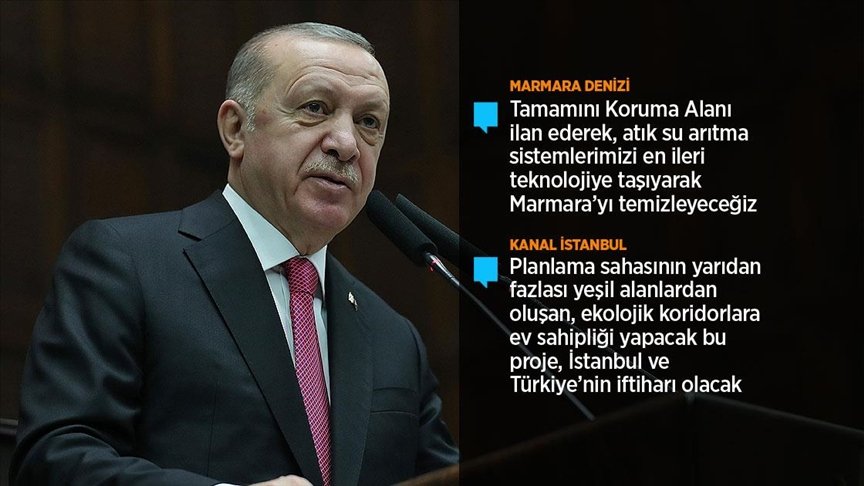 Cumhurbaşkanı Erdoğan: Müsilaj belasından kısa zamanda Marmara’mızı temizleyeceğiz