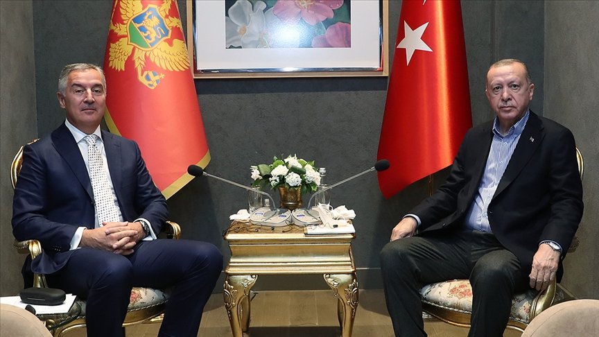 Cumhurbaşkanı Erdoğan, Karadağ Cumhurbaşkanı Cukanoviç’le görüştü