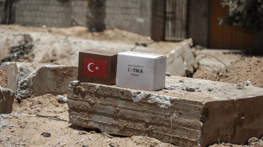 TİKA’nın Gazze Şeridi’ne yardımları sürüyor