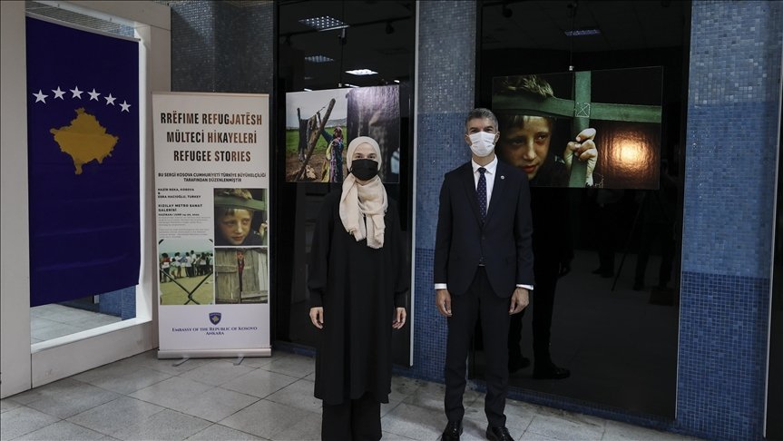 Başkentte Kızılay Metro Sanat Galerisi’nde “Mülteci Hikayeleri Fotoğraf Sergisi” açıldı