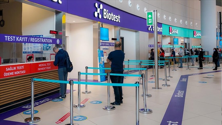 İstanbul Havalimanı’nda PCR sonuçları kısa sürede yolculara bildiriliyor