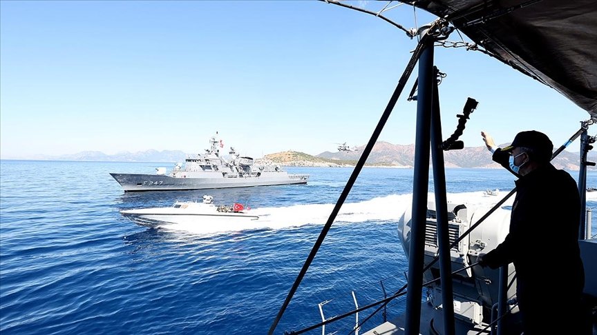 Denizkurdu 2021 Tatbikatı’nın seçkin gözlemci günü faaliyetleri yapılıyor