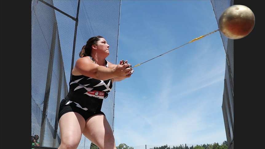 ABD’li sporcu Price çekiç atmada 80 metreyi geçen ikinci kadın oldu