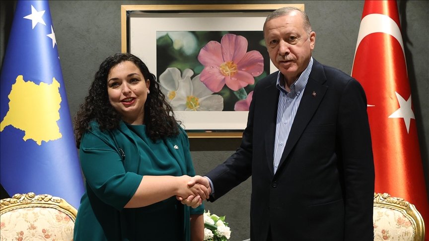 Cumhurbaşkanı Erdoğan, Kosova Cumhurbaşkanı Osmani-Sadriu ile görüştü