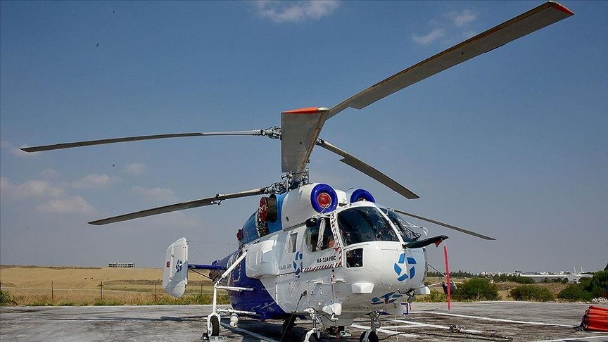 Türkiye, KKTC’de yangın söndürme helikopteri görevlendirdi