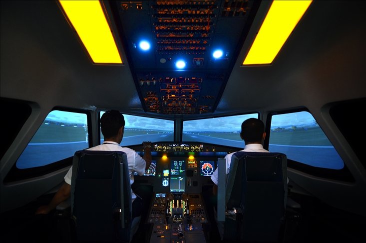 Konyalı iş insanı Airbus yolcu uçağı simülatörü üretti