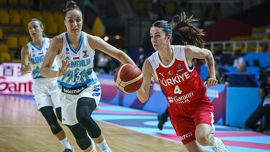 2021 FIBA Kadınlar Avrupa Basketbol Şampiyonası ilk maçında Türkiye, Slovenya’ya yenildi