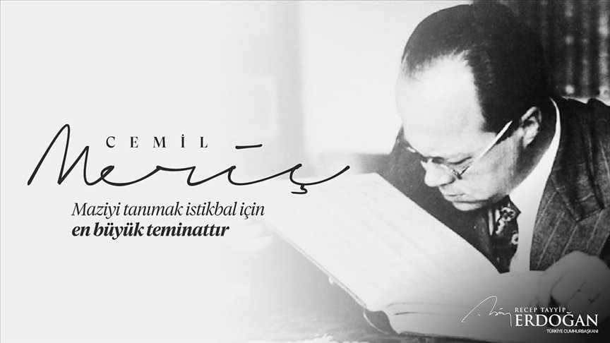 Cumhurbaşkanı Erdoğan Cemil Meriç’i andı