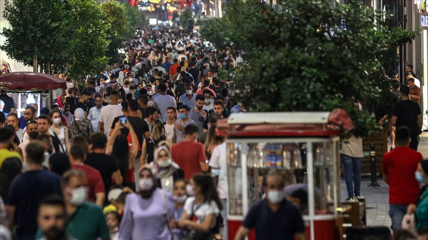 Türkiye nüfus büyüklüğüne göre sıralamada 19’uncu sırada