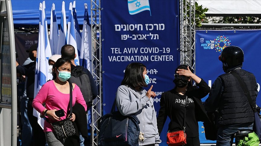 İsrail’de Kovid-19 salgınında son 3 ayın en yüksek günlük vaka sayısı kaydedildi
