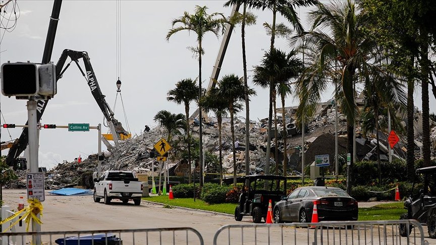 Miami’de bir kısmı çöken 13 katlı binada ölenlerin sayısı 28’e çıktı