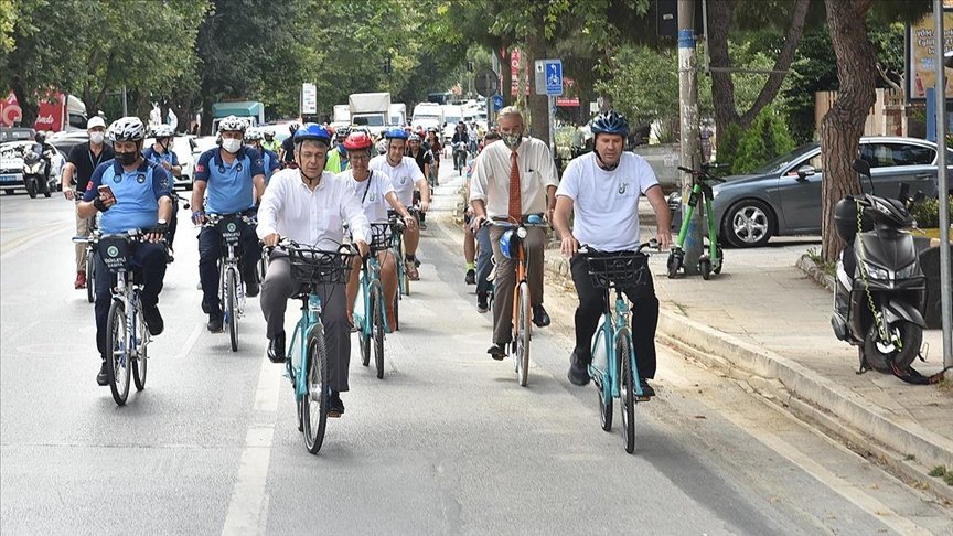 İklim değişikliğiyle mücadele ve sürdürülebilir gelecek için pedal çevirdiler