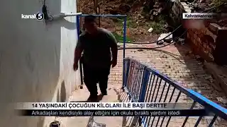 14 Yaşındaki Çocuğun Kiloları İle Başı Dertte