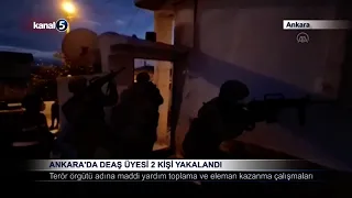 Ankara’da DEAŞ Üyesi 2 Kişi Yakalandı