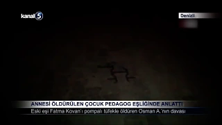Annesi Öldürülen Çocuk Pedagog Eşliğinde Anlattı