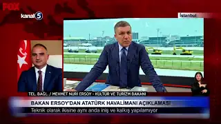 Bakan Ersoy’dan Atatürk Havalimanı Açıklaması