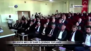 Belediye Meclisi Sınır İlçesinde Toplandı