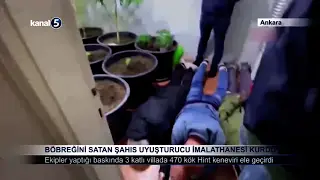 Böbreğini Satan Şahıs Uyuşturucu İmalathanesi Kurdu