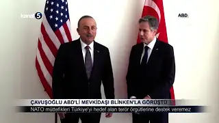 Çavuşoğlu Abd’li Mevkidaşı Blinken’la Görüştü