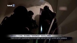 DEAŞ’lı Canlı Bomba Terörist Yakalandı