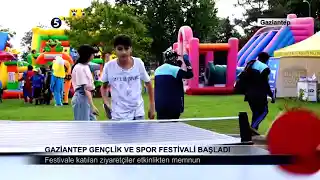 Gaziantep Gençlik Ve Spor Festivali Başladı
