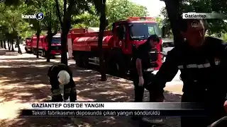Gaziantep OSB’de Yangın