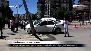Gaziantep’te Feci Kaza