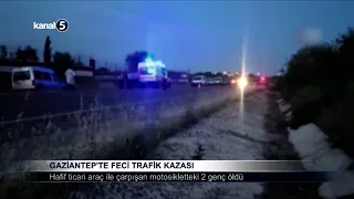 Gaziantep’te Feci Trafik Kazası