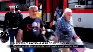 Gurbetçiler Anavatanlarına Gelmeye Başladı