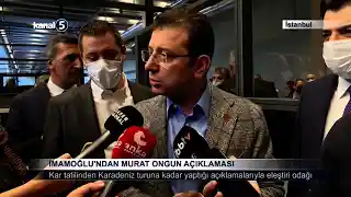 İmamoğlu’ndan Murat Ongun Açıklaması