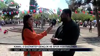 Kanal 5 Gaziantep Gençlik Ve Spor Festivali’nde