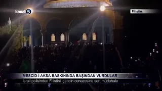 Mescid-İ Aksa Baskınında Başından Vurdular