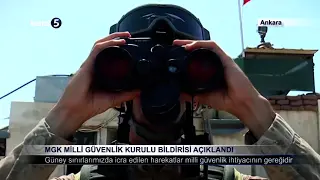 Mgk Milli Güvenlik Kurulu Bildirisi Açıklandı