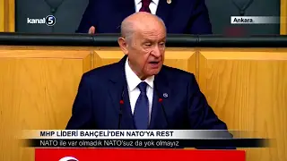 MHP Lideri Bahçeli’den NATO’ya Rest