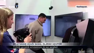 Milli Savaş Uçağı Sanal Olarak Uçuyor