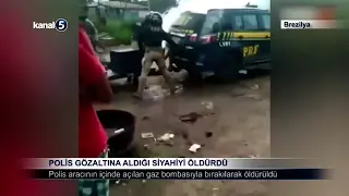 Polis Gözaltına Aldığı Siyahiyi Öldürdü