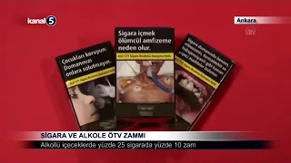 Sigara ve Alkole Ötv Zammı