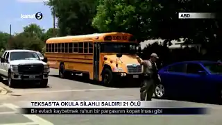Teksas’ta Okula Silahlı Saldırı 21 Ölü