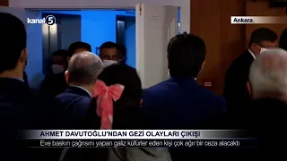 Ahmet Davutoğlu’ndan Gezi Olayları Çıkışı