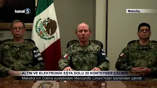 Altın ve Elektronik Eşya Dolu 20 Konteyner Çalındı