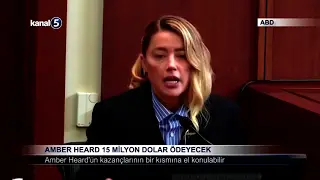 Amber Heard 15 Milyon Dolar Ödeyecek